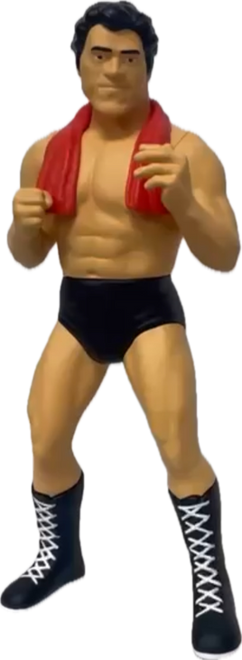 Preorder Wrestling Giant Series Antonio Inoki with Red Towel, black trunks.