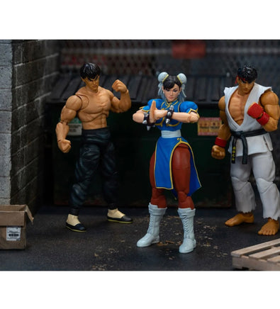 Jada Toys street fighter ii 6 fei long action figure, toys for