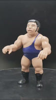 Pre Order Wrestlematic Series 2 Andre no face paint, Blue Singlet (Ring Gear). Ships in September,2025. Available February 7th,2025 @9:00 AM PST.